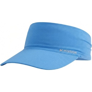 image:imageMISSION Cooling Stretchy Visor  Unisex Visor Hat for Men and Women No Slip Band UPF 50 Sun Protection VisorVibrant Blue