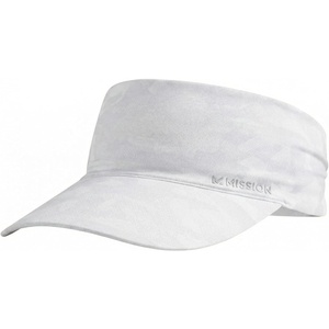 image:imageMISSION Cooling Stretchy Visor  Unisex Visor Hat for Men and Women No Slip Band UPF 50 Sun Protection VisorWhite Camo