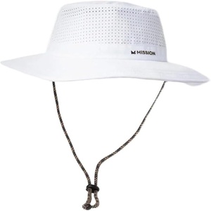 image:imageMISSION Cooling UPF Boonie Hat  Unisex Sun Hat for Hiking Beach amp Fishing  Sweat amp Water Activated TechnologyWhite