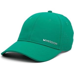 image:imageMISSION Cooling Vented Performance Hat Unisex Cap for Workouts Golf amp Running Sweat amp Water Activated TechnologyLush Meadow