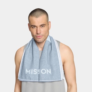 image:imageMISSION Instant Cooling up to 8 Hours Enduracool Performance Towel UPF 50 Fast Drying for Outdoors Running Sports Hiking Camping Gym Fuchsia MediumSoft Blue