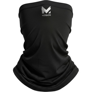 image:imageMISSION MultiUse Neck Gaiter Face Mask for Ski amp Outdoors UPF 50 Breathable Lightweight FabricBlack