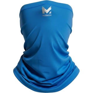 image:imageMISSION MultiUse Neck Gaiter Face Mask for Ski amp Outdoors UPF 50 Breathable Lightweight FabricBlue
