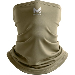 image:imageMISSION MultiUse Neck Gaiter Face Mask for Ski amp Outdoors UPF 50 Breathable Lightweight FabricSand