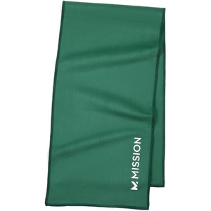 image:imageMISSION OnTheGo Cooling Towel  Soft Lightweight Fabric  Cools Up to 2 Hours  UPF 50 Sun Protection  Machine Washable BlackGreen