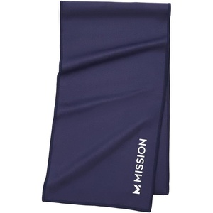 image:imageMISSION OnTheGo Cooling Towel  Soft Lightweight Fabric  Cools Up to 2 Hours  UPF 50 Sun Protection  Machine Washable BlackNavy