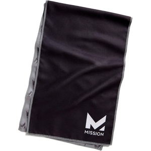 image:imageMISSION Original Cooling Towel  Soft Durable Microfiber  Cools Up to 2 Hours  UPF 50 Sun Protection  Machine WashableBlack