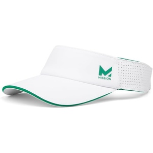 image:imageMISSION Structured Cooling Visor  Unisex Cap for Tennis Golf amp Running  Lightweight amp DurableWhite