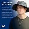 image:imageMISSION Cooling Anywhere Boonie Hat Blackout  Unisex WideBrim Hat for Men amp Women  Lightweight amp Durable  Cools Up to 2 Hours  UPF 50 Sun Protection  Machine Washable